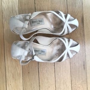 Jimmy Choo 37.5 leather pumps